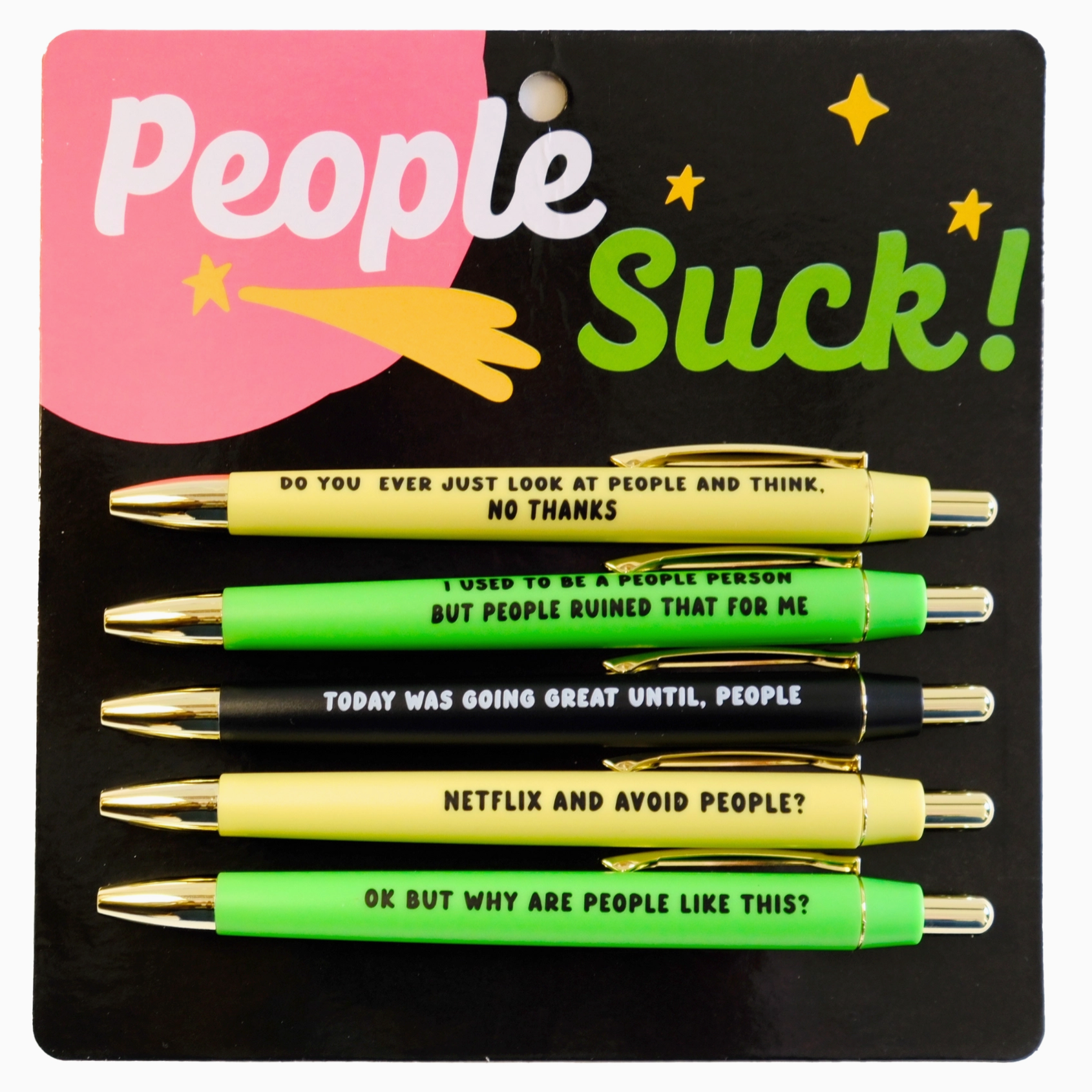 People Suck Pen Set