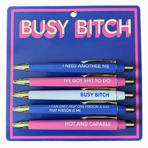 Busy Bitch Pen Set