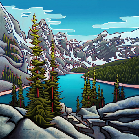 Moraine Lake Wall Plaque