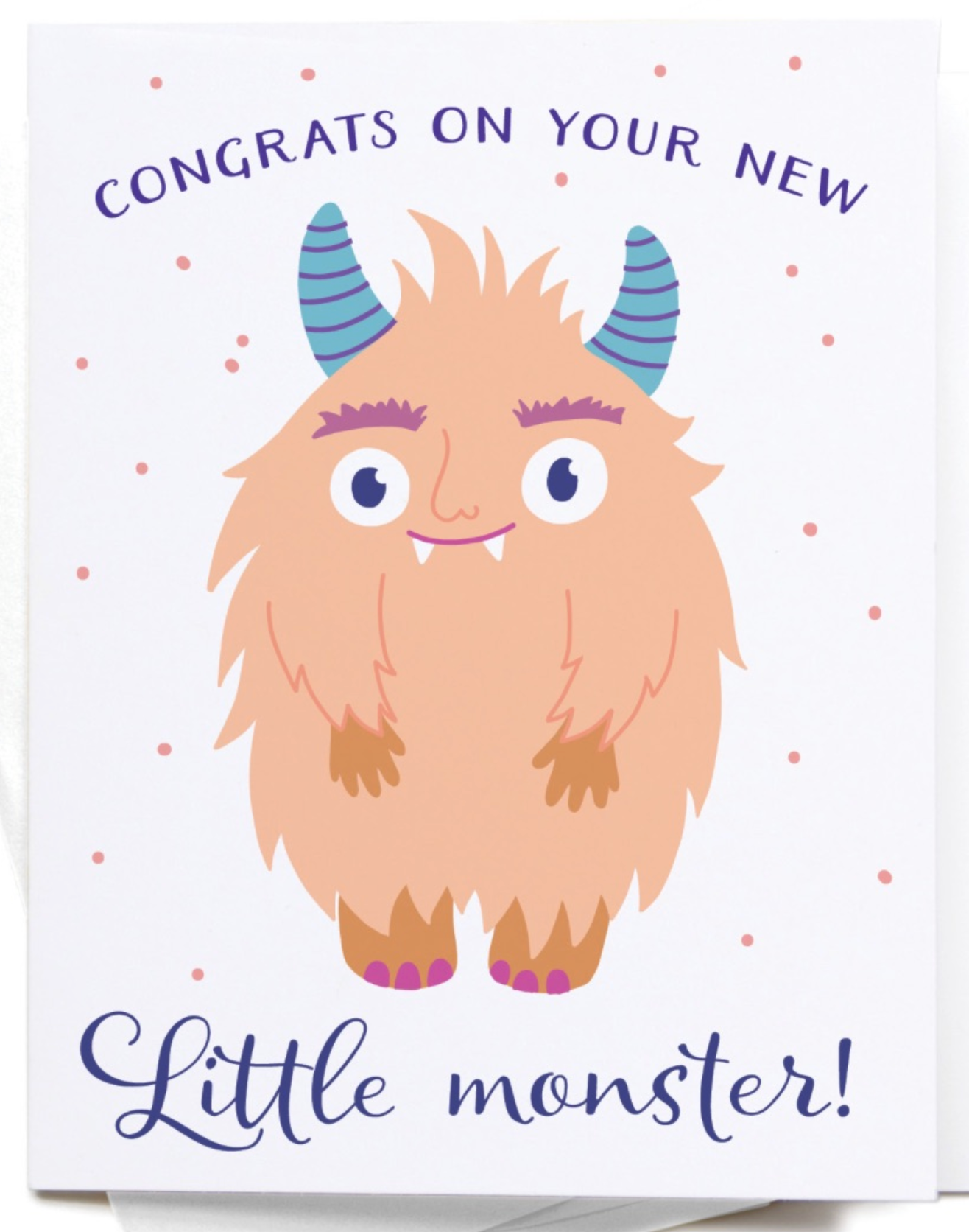 Little Monster Greeting Card