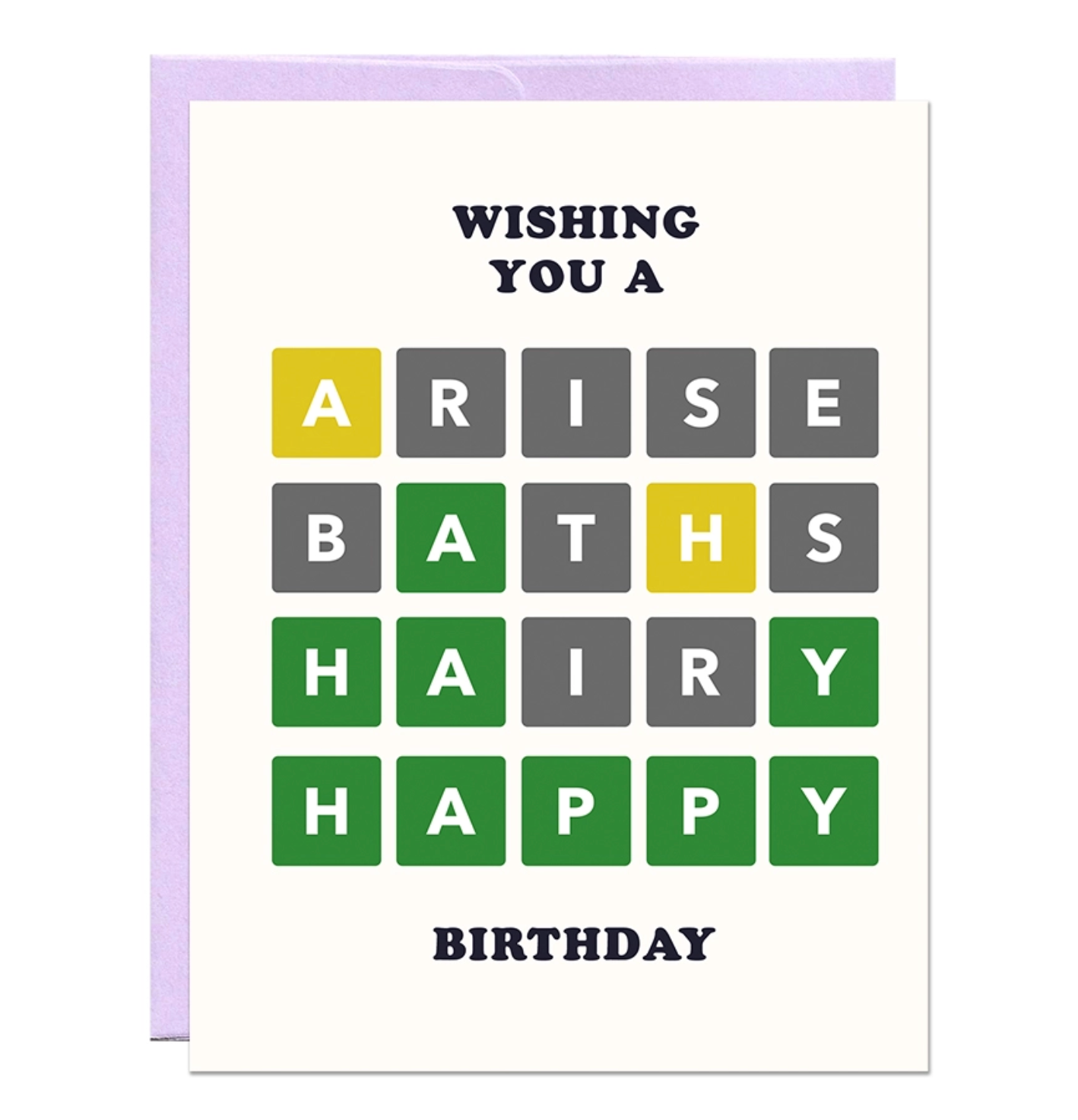 Wordle Birthday Greeting Card