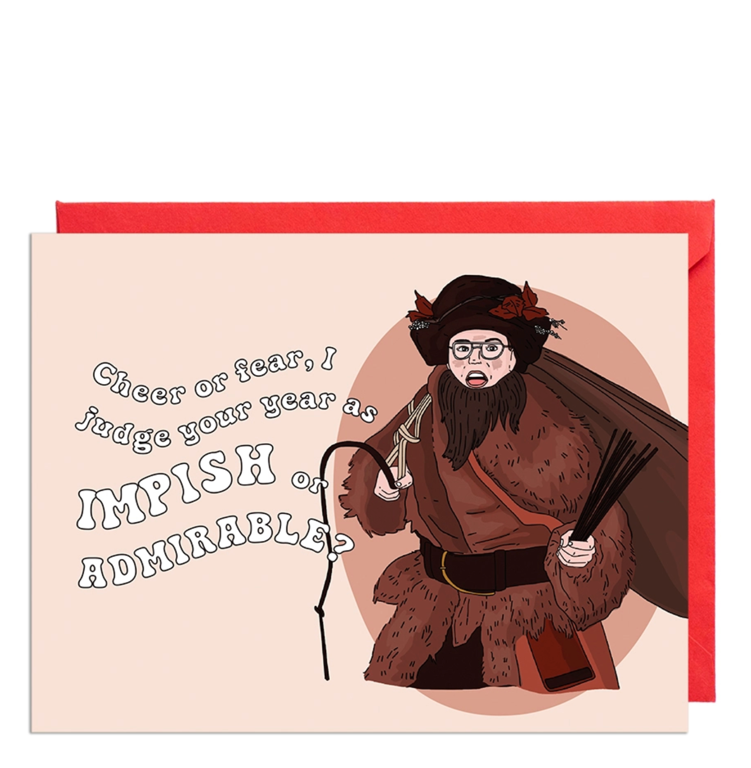 Belsnickel Christmas Greeting Card