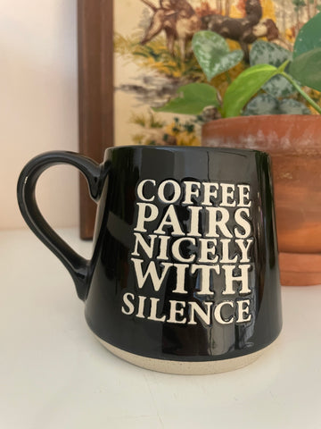Silence Wide Bottom Mug