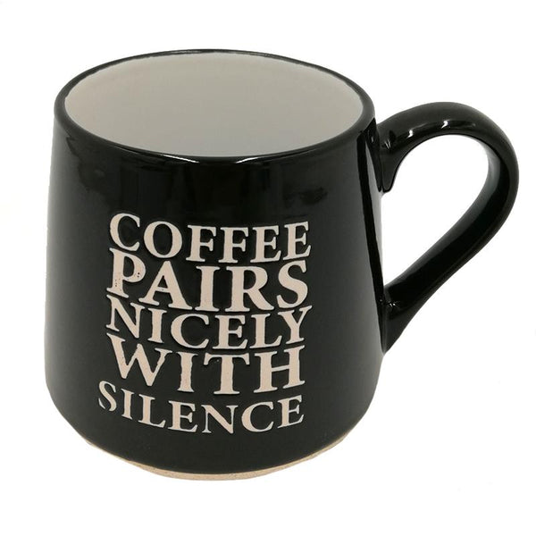 Silence Wide Bottom Mug