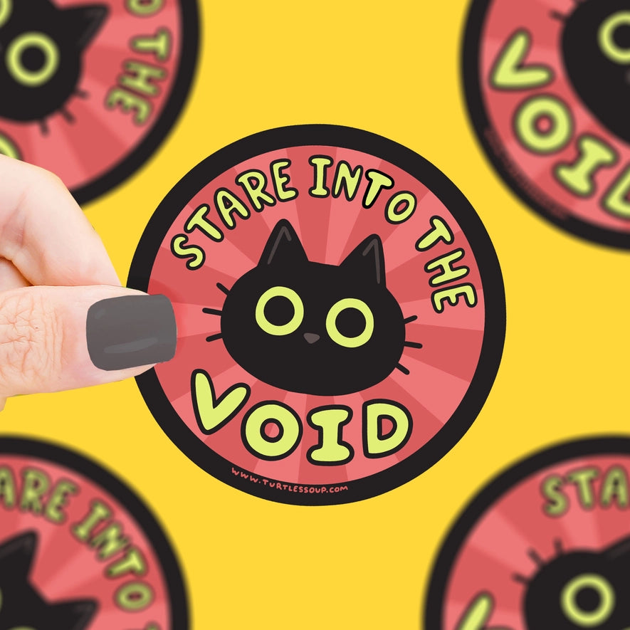 Stare Into the Void Sticker