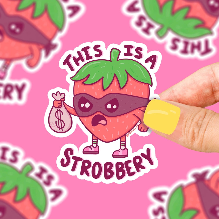 Strobbery Sticker