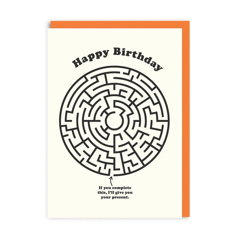 Maze Birthday - Ohh Deer Greeting Card - Ottawa, Canada – Milk Shop