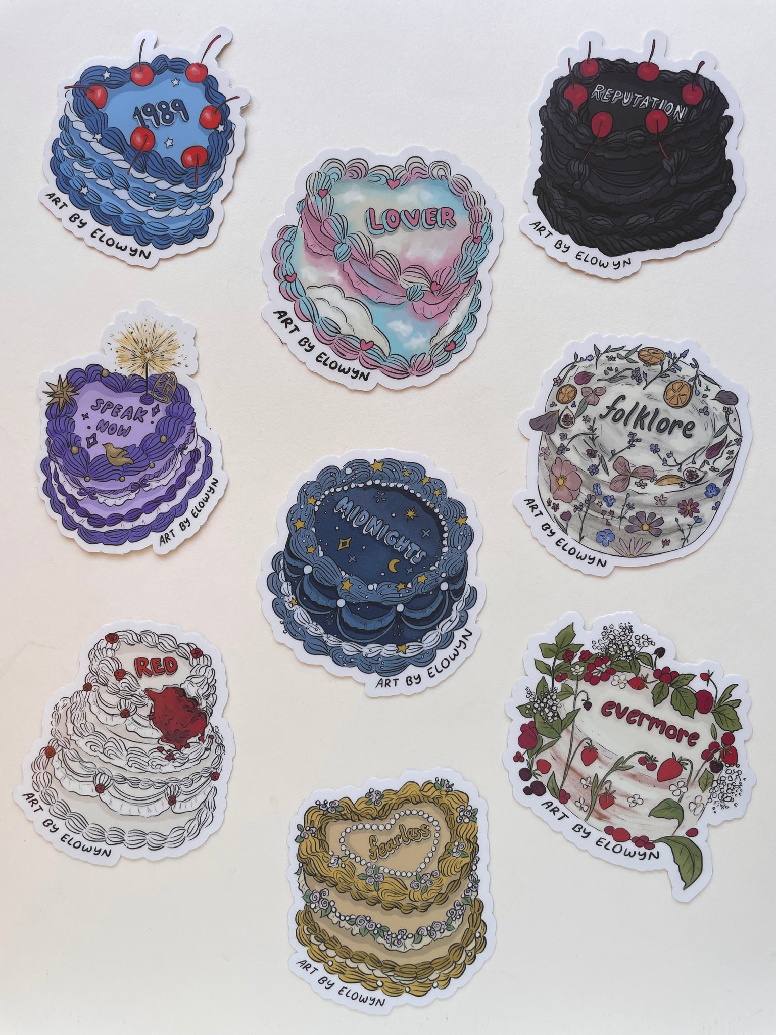 Taylor Swift Eras Cakes