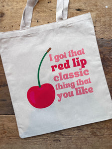 Taylor Cherry Tote Bag