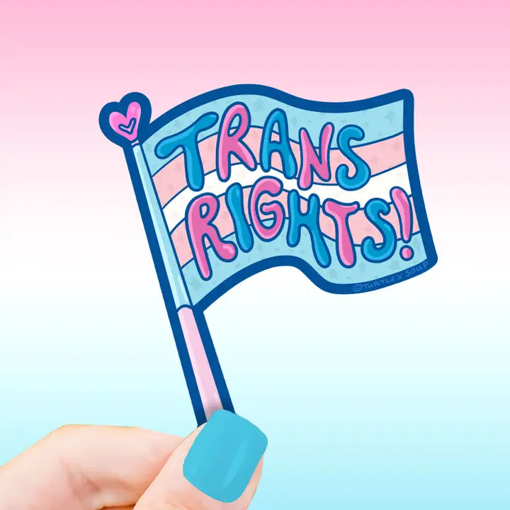 Trans Rights Flag Sticker