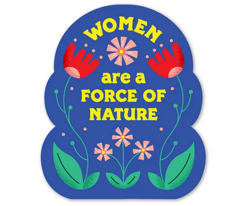 Force Of Nature Blue Sticker