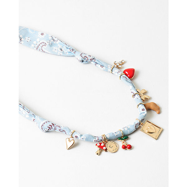 Wren Scarf Charm Necklace