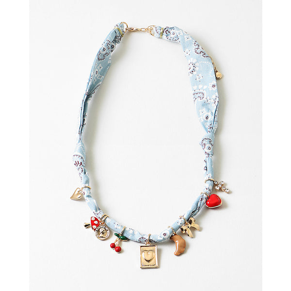 Wren Scarf Charm Necklace