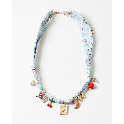 Wren Scarf Charm Necklace