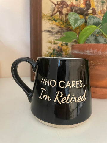 Who Cares Wide Bottom Mug