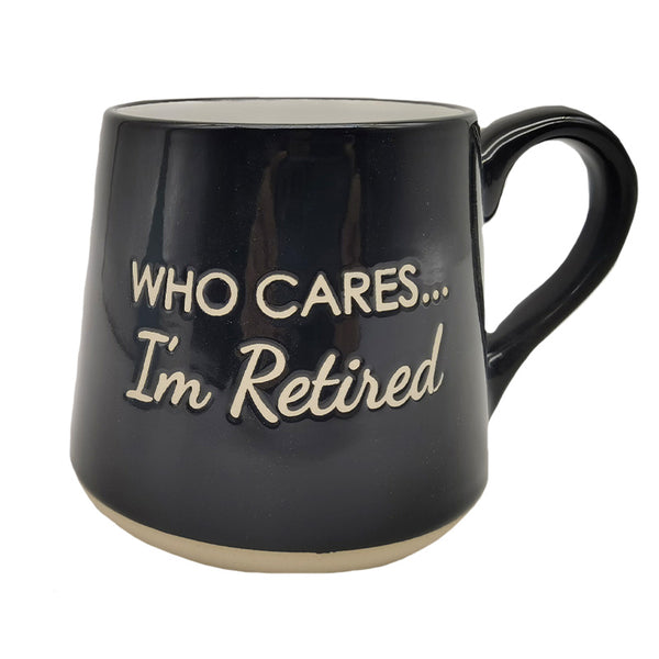 Who Cares Wide Bottom Mug
