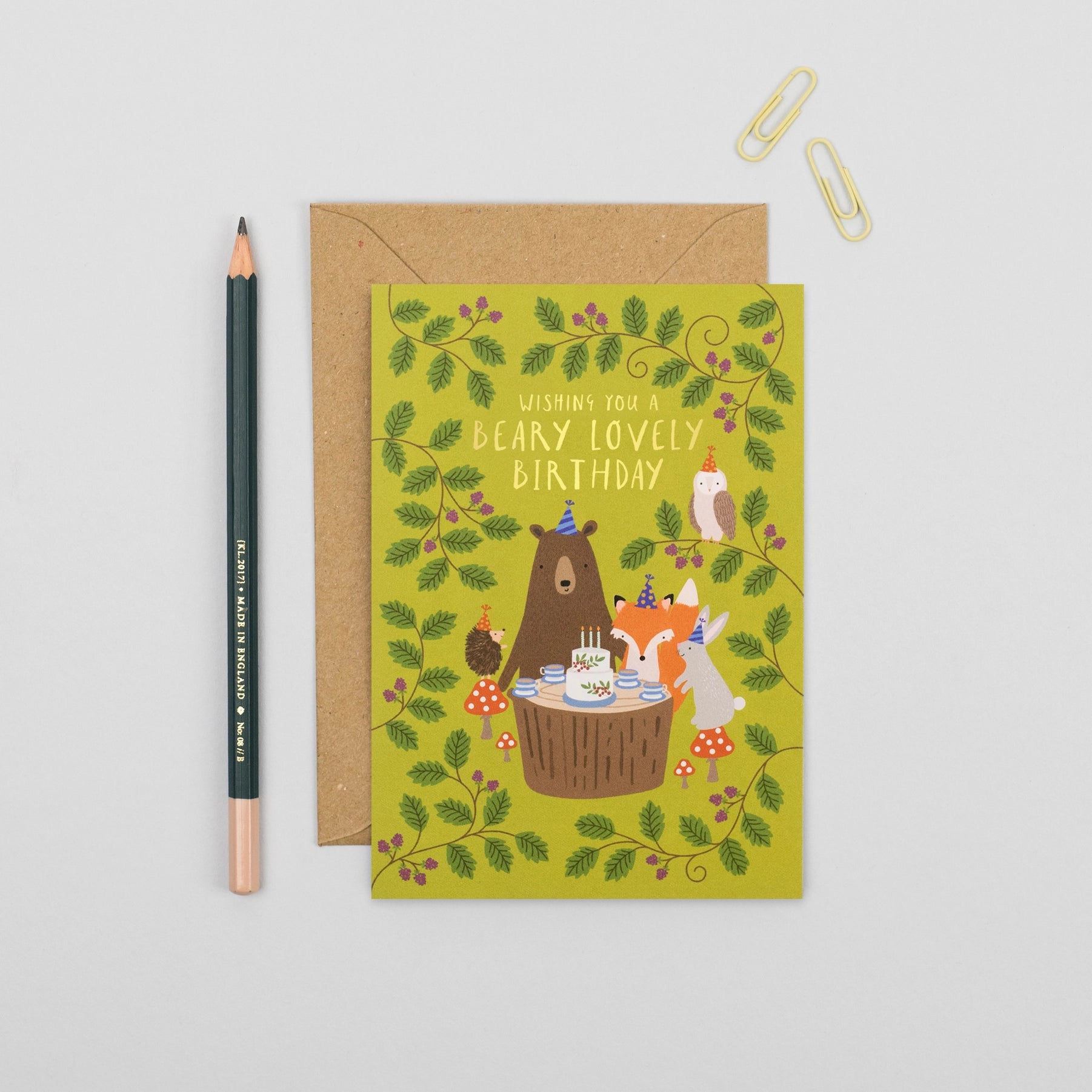 Woodland Party Greeting Card