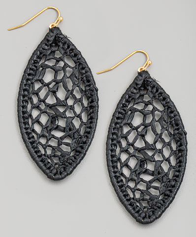 Zayna Earrings Black Combo