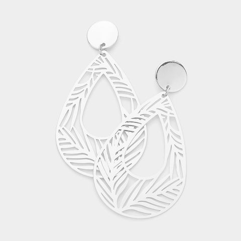 Zehra Earrings Silver