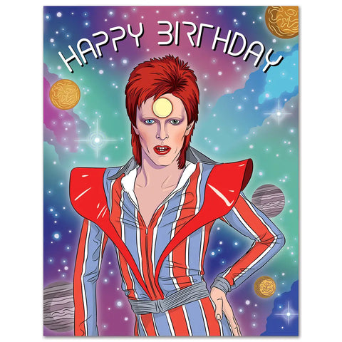 Bowie You Are A Star Greeting Card