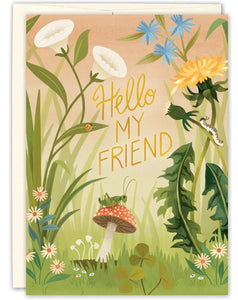 Hello My Friend Greeting Card