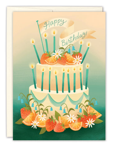 Citrus Cake Greeting Card