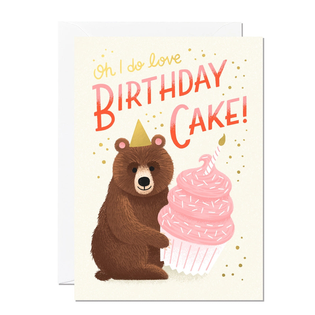 Birthday Bear Greeting Card