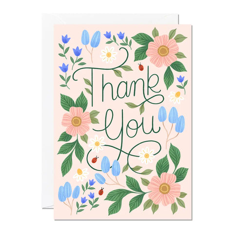Pretty Floral Greeting Card
