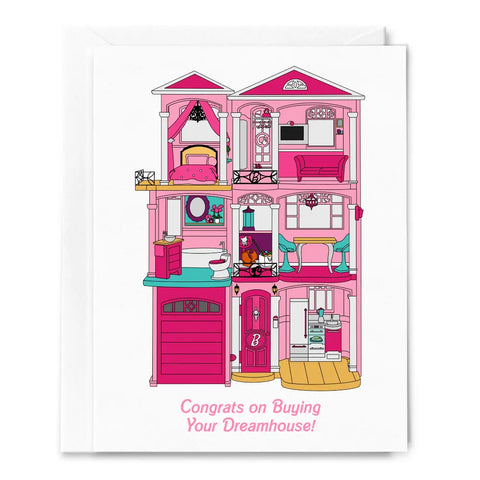 Barbie Dreamhouse Greeting Card