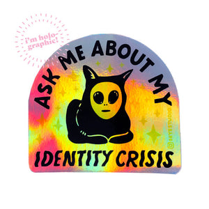 Identity Crisis Sticker