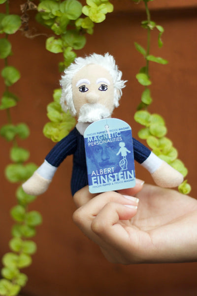 Albert Einstein Finger Puppet