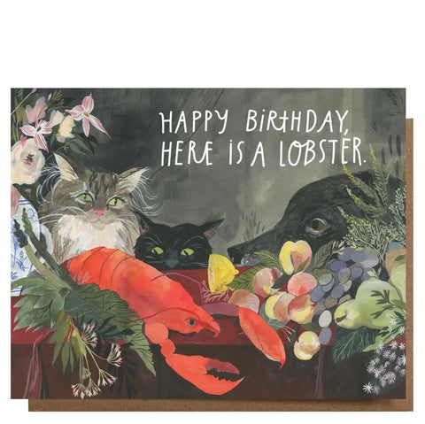 Birthday Lobster Greeting Card