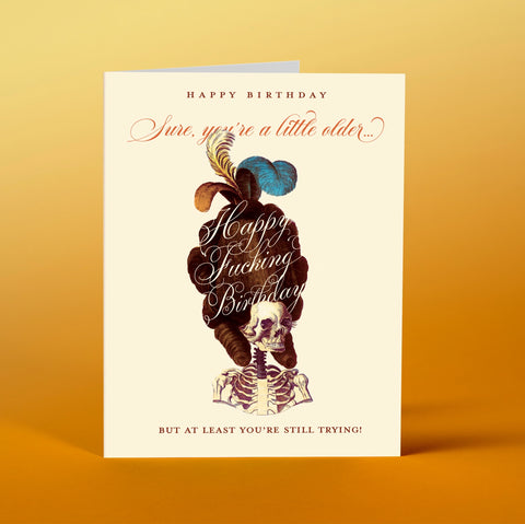 Birthday Skeleton Greeting Card