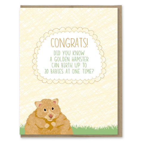 Hamster Babies Greeting Card