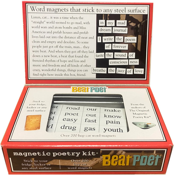 Beat Poet Magnetic Poetry