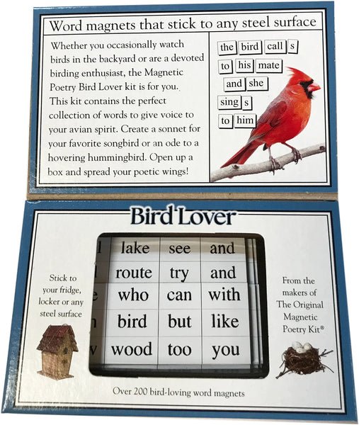 Bird Lover Magnetic Poetry