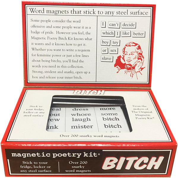 Bitch Magnetic Poetry