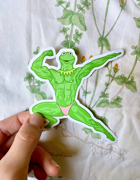 Buff Kermit the Frog Stickers