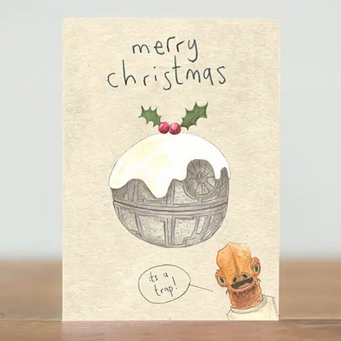 Merry Christmas Trap Greeting Card