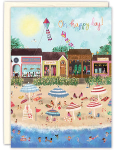 Beach Scene Greeting Card