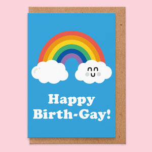 Birth-Gay Birthday Greeting Card