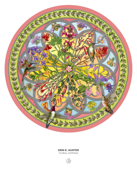 Floral Compass Puzzle