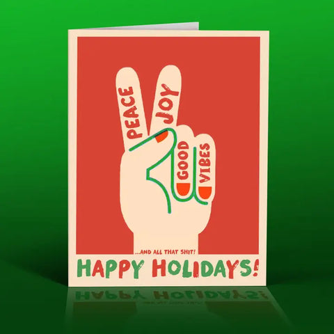 Peace Holiday Greeting Card