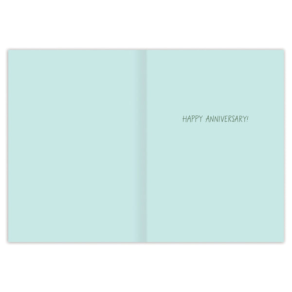 Waterfall Anniversary Greeting Card