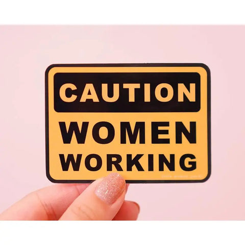 Women Working Sticker