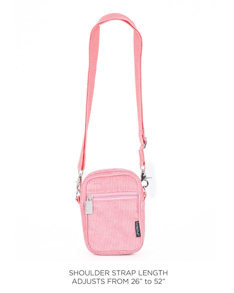 Mini Brick Bag - Corduroy Pink
