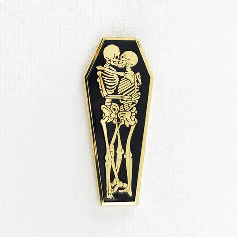 Coffin Love Enamel Pin