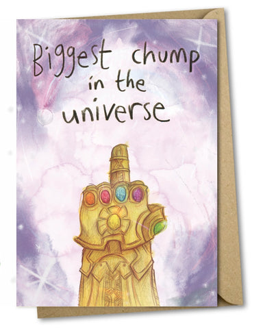 Biggest Chump in the Universe Greeting Card