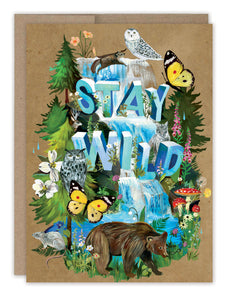 Stay Wild Greeting Card