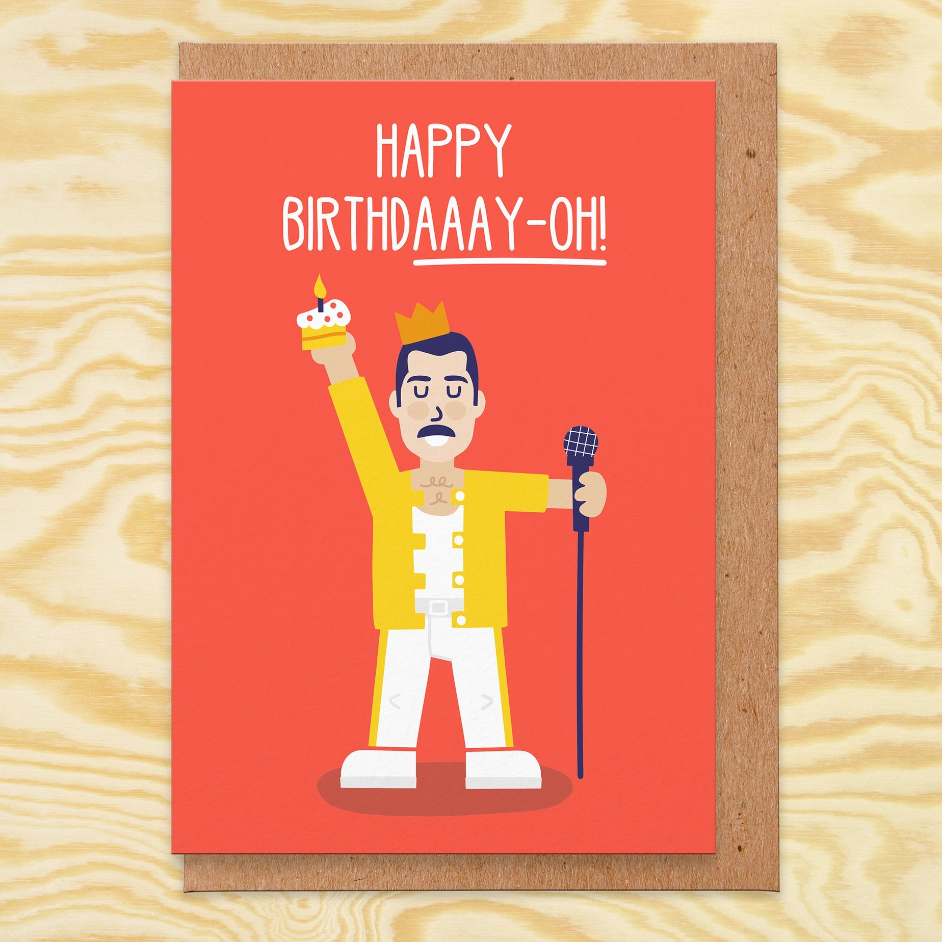 Ay Oh Birthday Greeting Card